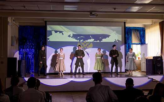 "Во славу русского солдата". Музыкально-театрализованное представление. Место проведения: КВО МАОУ гимназия № 69, ул. Благоева, 22                                                                      