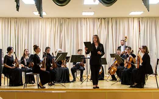 "Премьер-оркестр детям". Место проведения СОШ № 81 Адрес: п. Пригородный, ул. Сербская, 7